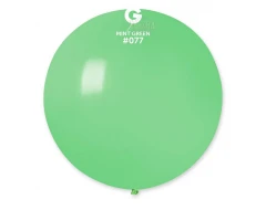 Пастелни балони гигант в цвят мента G220