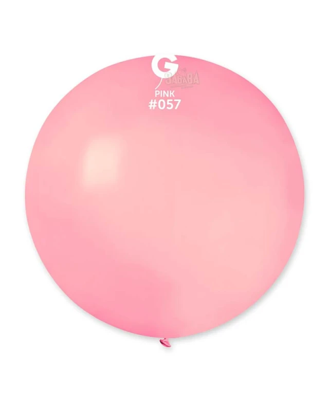 Пастелни балони гигант в светлорозов цвят G220