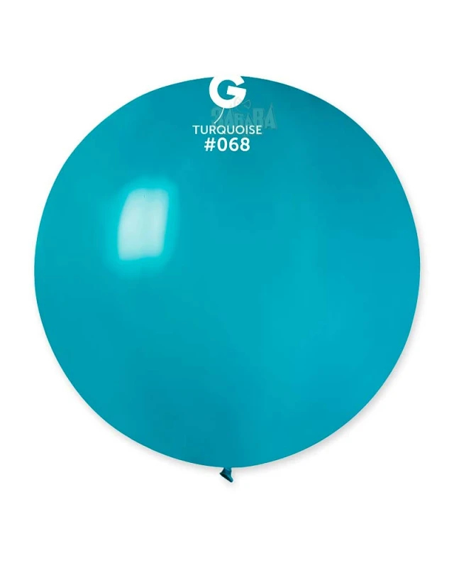 Пастелни балони гигант в цвят тюркоаз G220