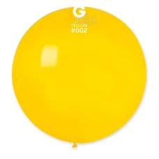 Пастелни балони гигант в жълт цвят G220