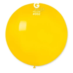 Пастелни балони гигант в жълт цвят G220