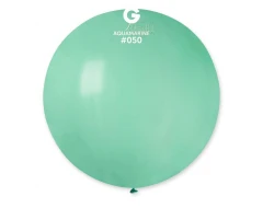 Пастелни балони гигант в цвят аквамарин G220