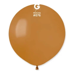 Пастелни балони гигант в цвят мока G150 - 5бр