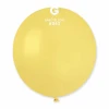 Пастелни балони гигант в цвят бебешко жълто  G150 - 5бр