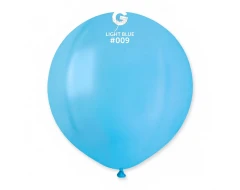 Пастелни балони гигант в светлосин цвят G150 - 5бр