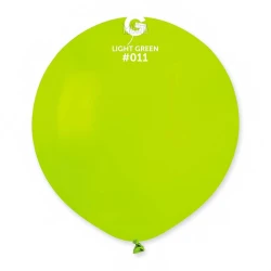 Пастелни балони гигант в светлозелен цвят G150 - 5бр