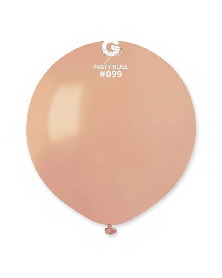 Пастелни балони гигант в цвят Misty rose G150 - 5бр