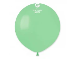 Пастелни балони гигант в цвят мента G150 - 5бр