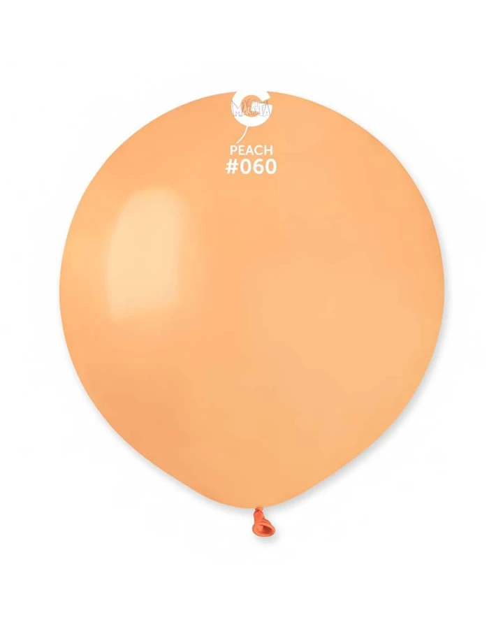 Пастелни балони гигант в цвят праскова G150 - 5бр