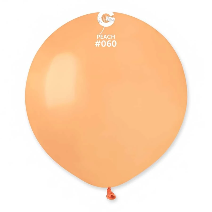 Пастелни балони гигант в цвят праскова G150 - 5бр
