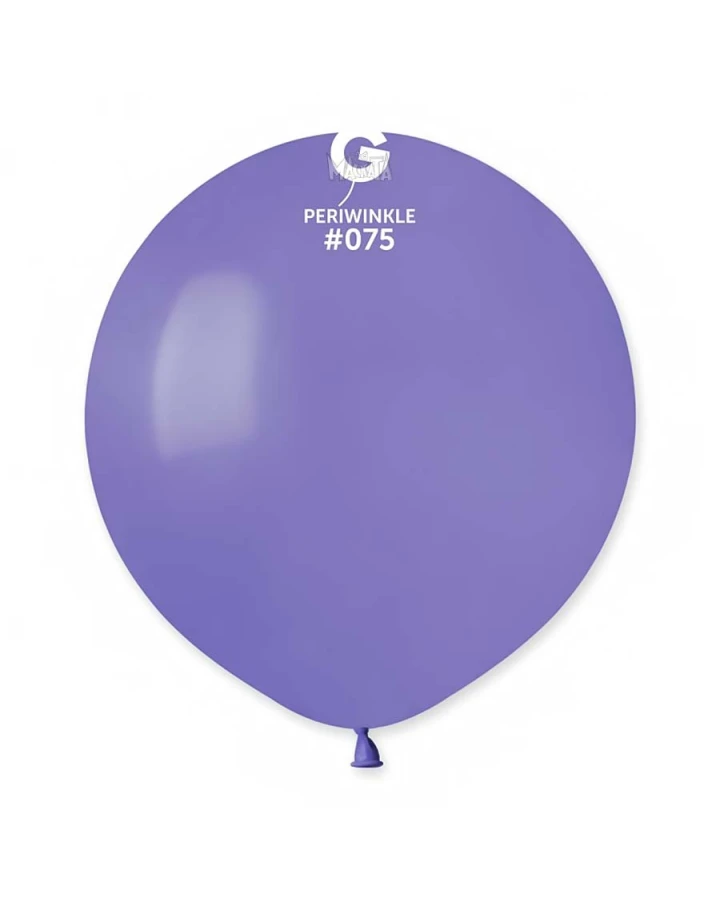 Пастелни балони гигант в цвят перуника G150 - 5бр
