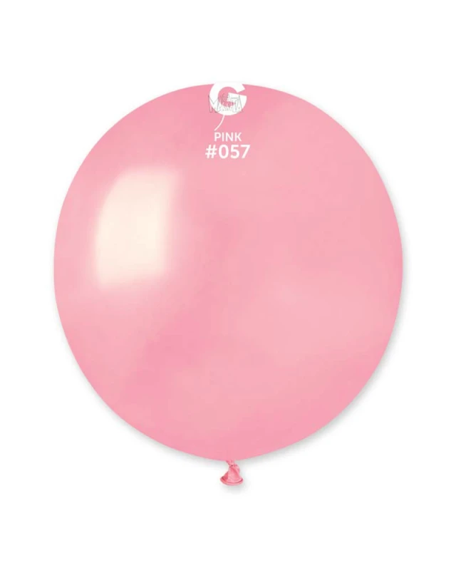 Пастелни балони гигант в светлорозов цвят G150 - 5бр
