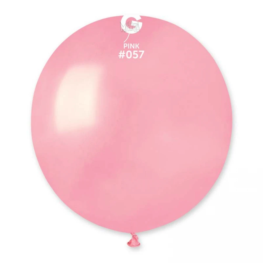 Пастелни балони гигант в светлорозов цвят G150 - 5бр