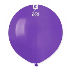 Пастелни балони гигант в тъмнолилав цвят G150 - 5бр