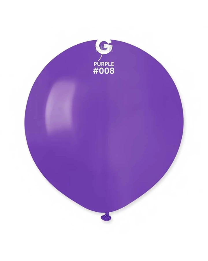 Пастелни балони гигант в тъмнолилав цвят G150 - 5бр