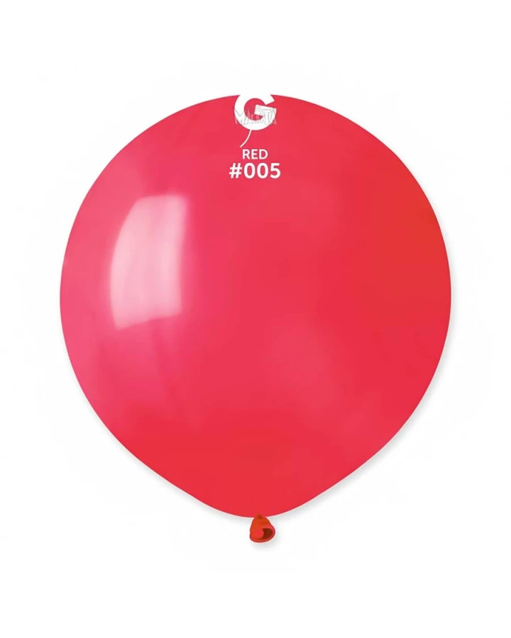 Пастелни балони гигант в светлочервен цвят G150 - 5бр