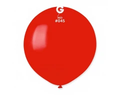 Пастелни балони гигант в червен цвят G150 - 5бр
