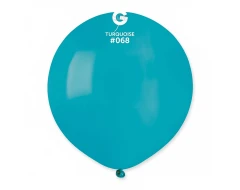Пастелни балони гигант в цвят тюркоаз G150 - 5бр