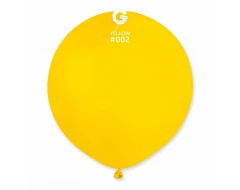 Пастелни балони гигант в жълт цвят G150 - 5бр