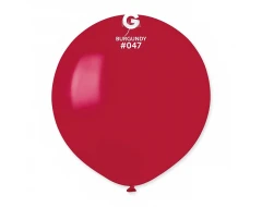 Пастелни балони гигант в цвят бургунди G150 - 5бр
