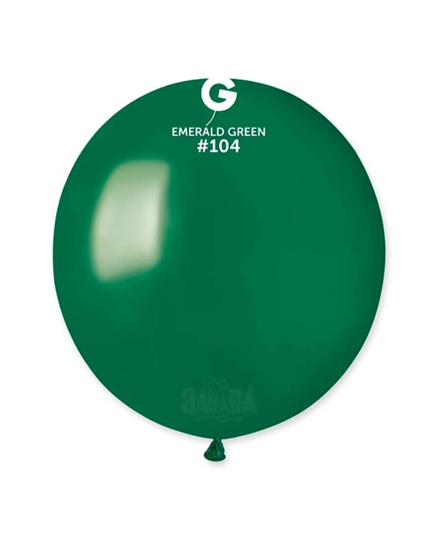Пастелни балони гигант EMERALD GREEN G150 - 5БР