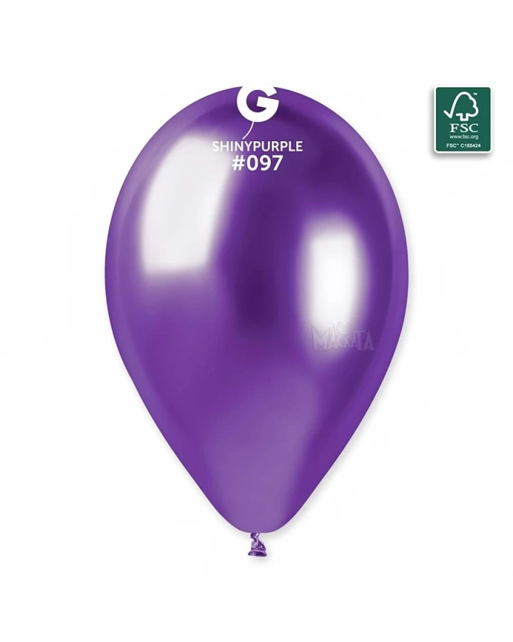 Балони Shiny purple GB 120 - 10бр
