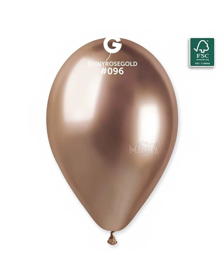 Балони Shiny rosegold GB 120 - 10бр