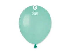 Пастелни балони в цвят Тифани/Tiffany 13см - 10бр