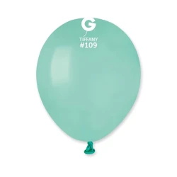 Пастелни балони в цвят Тифани/Tiffany 13см - 10бр