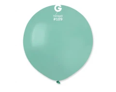 Пастелни балони в цвят Тифани/Tiffany 48см – 5бр