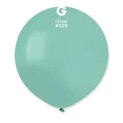 Пастелни балони в цвят Тифани/Tiffany 48см – 5бр