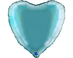 Фолиев балон сърце - Цвят Platinum Tenerife