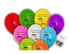 Пакет балони с щампа - На добър час мило дете #080 100бр