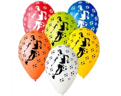 Балони с щампа - Футболисти 5бр