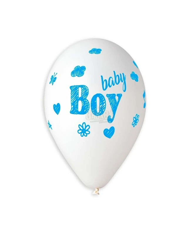 Балони с щампа - Baby boy 5бр 935