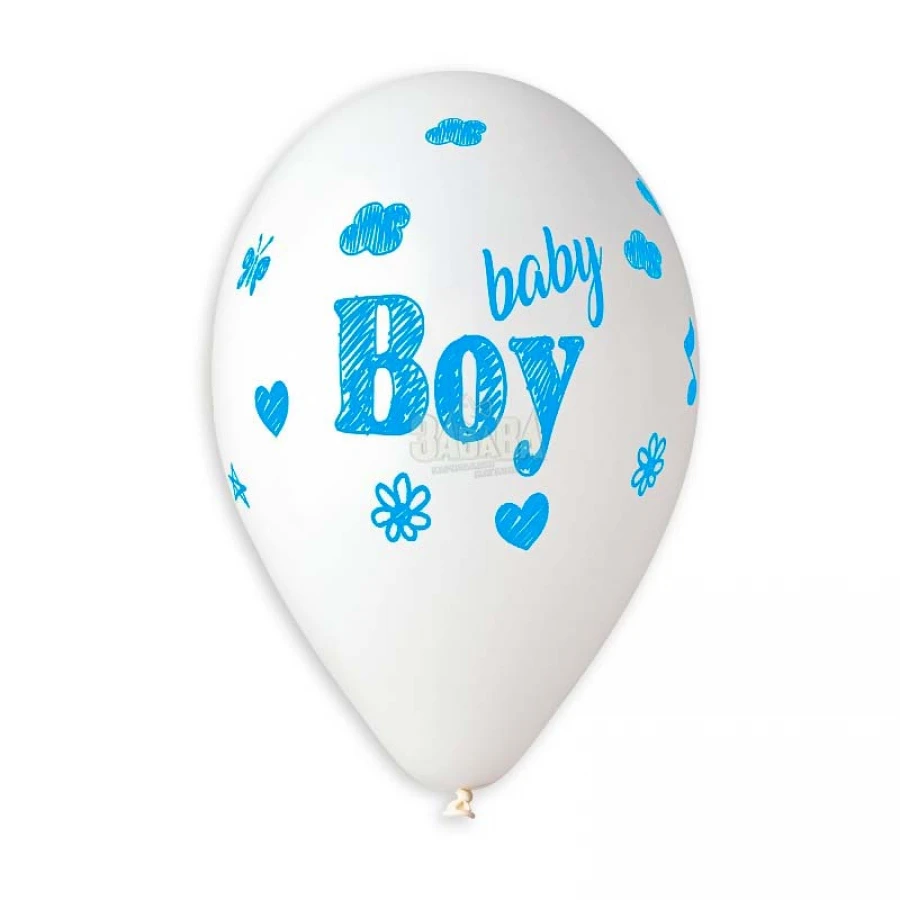 Балони с щампа - Baby boy 5бр 935