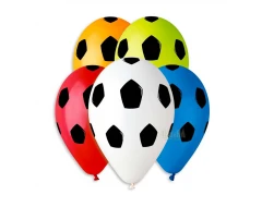 Балони с щампа - Футбол 5бр 170
