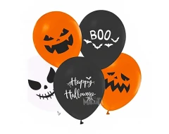 Балони с щампа за Halloween 5бр