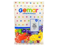 Пакет балони с щампа на точки - микс 100бр