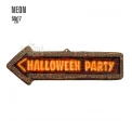 Украса за Хелоуин - Табела с надпис Halloween party 2123F