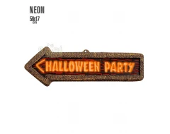 Украса за Хелоуин - Табела с надпис Halloween party 2123F