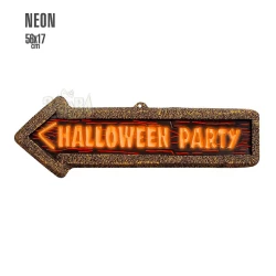 Украса за Хелоуин - Табела с надпис Halloween party 2123F