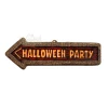 Украса за Хелоуин - Табела с надпис Halloween party 2123F