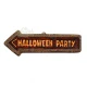 Украса за Хелоуин - Табела с надпис Halloween party 2123F