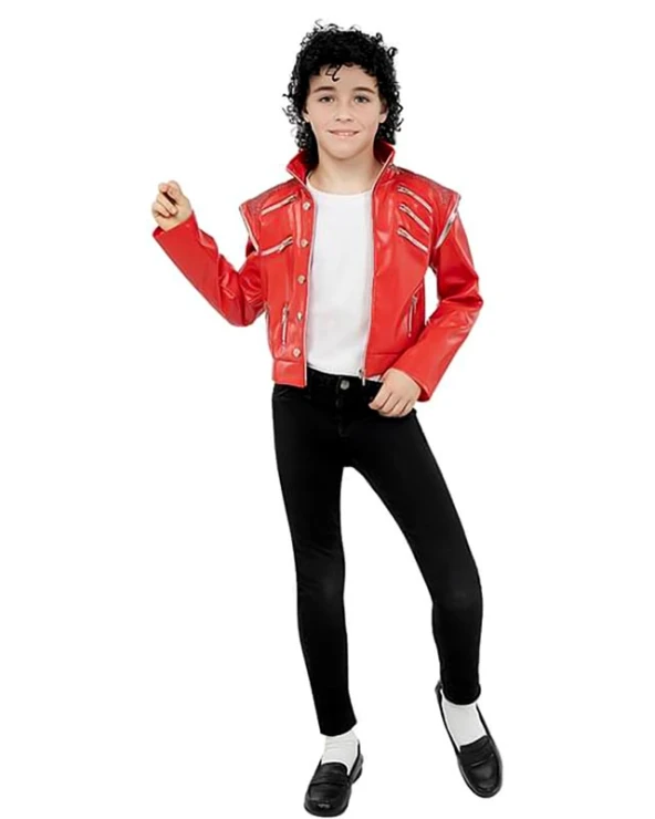 детско яке майкъл джексън beat it червено