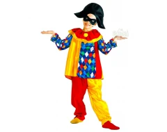 Детски карнавален костюм за приказен герой - Арлекино 38605