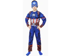 Детски костюм за Капитан Америка лукс