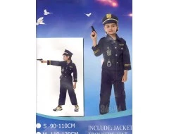 Карнавален детски костюм за полицай 001
