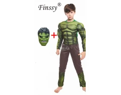 Детски костюм за Хълк с мускули