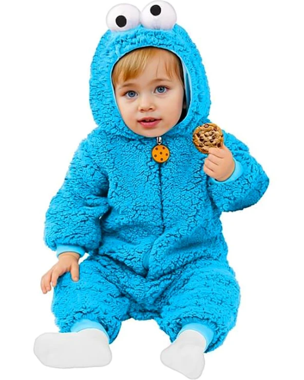 Бебешки костюм на Бисквитеното чудовище Cookie Monster
